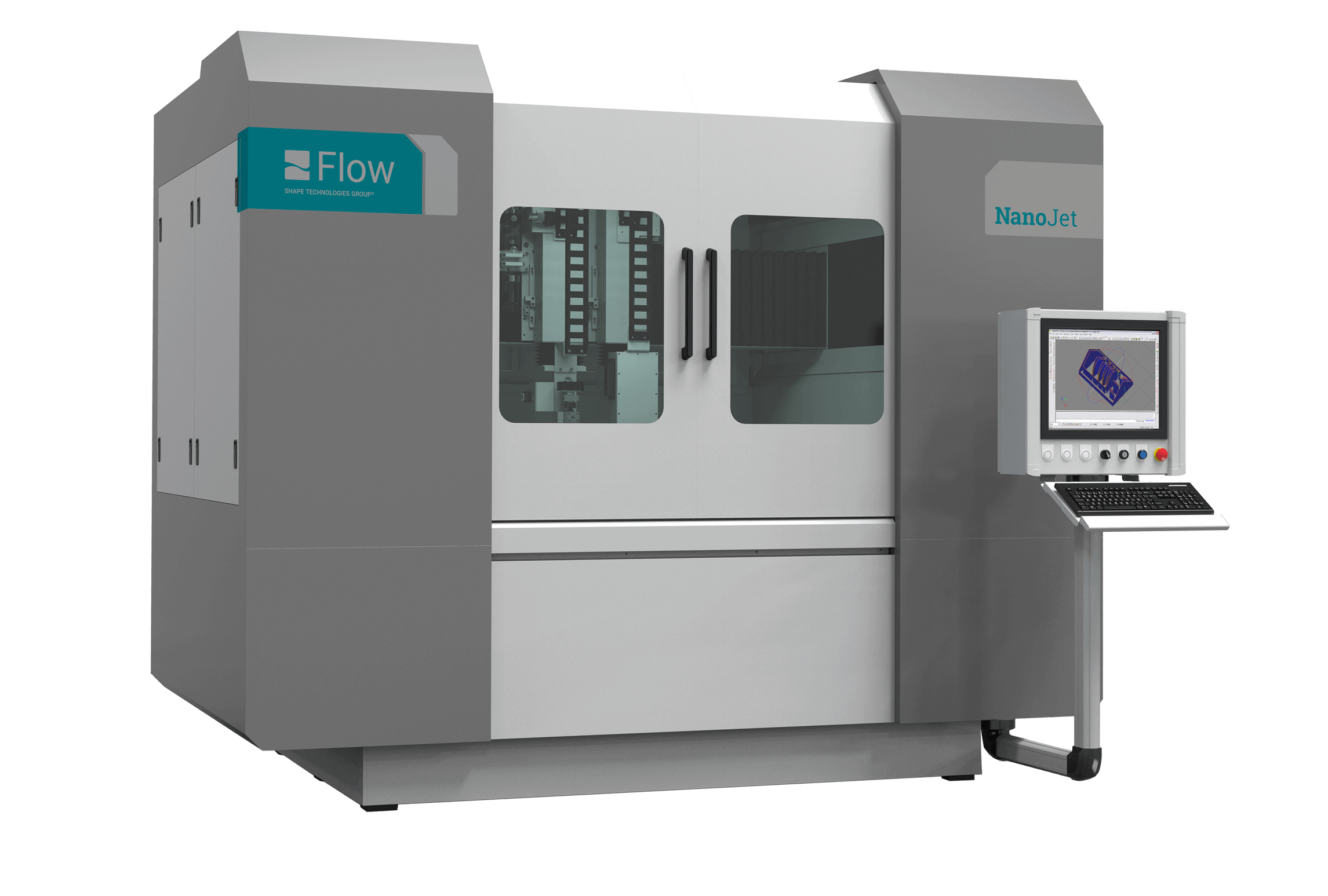 Máquina de Jato de Água Flow NanoJet